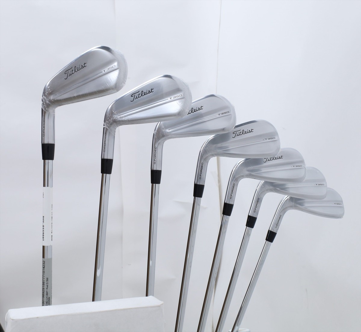 Titleist T350 4G Iron Set 5-Pw, Gw Stiff Amt Red Steel 12803820