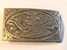 Vintage  The Right To Keep And Bear Arms  1776 1976 C.P. Romano Belt Buckle 1974