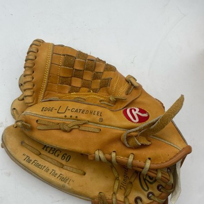 Vintage Rawlings RBG60 Jose Canseco Baseball Glove LHT Arch Basket Edge-U-Cated