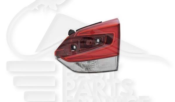 Feu arrière-gauche intérieur LED Subaru Forester finition premium cristal