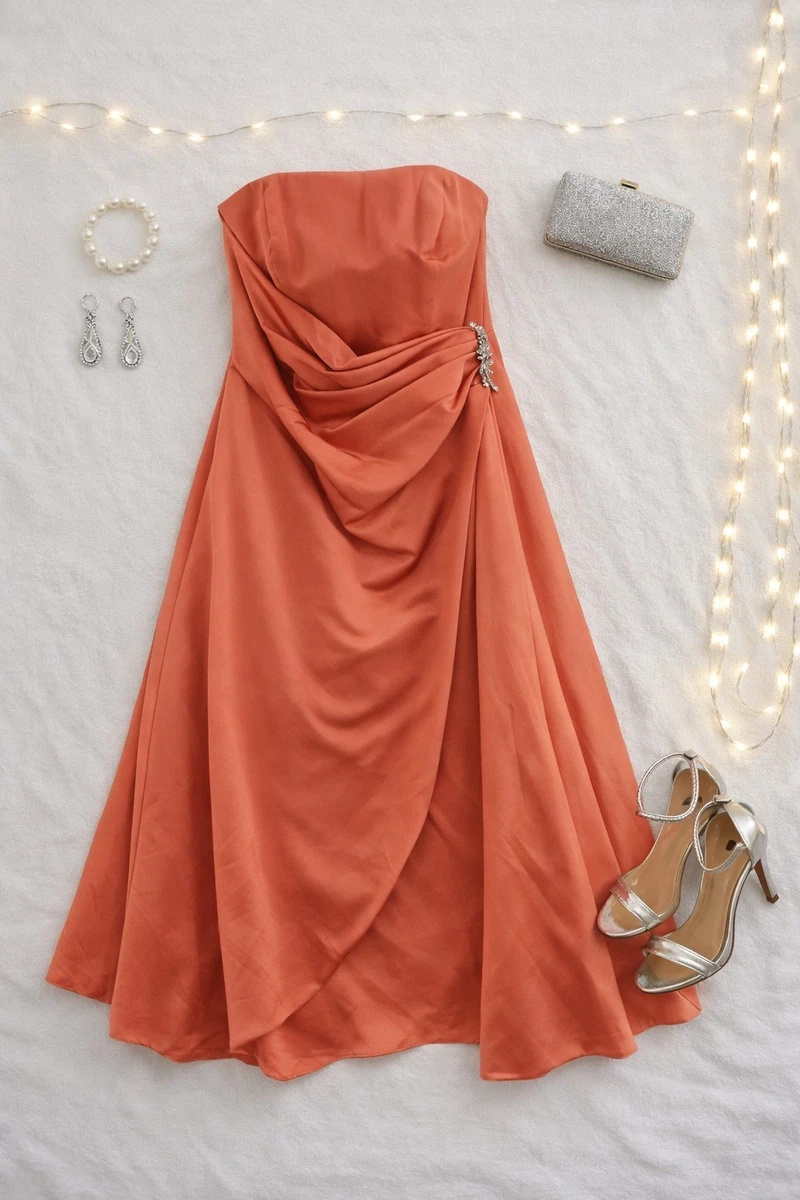 casual black bridesmaid dresses Long Black Chiffon Bridesmaid Dresses With V-Neck Black / 8 main image 0