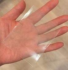 90mm x 120mm Thick Open Top Clear Cello Bag Flat Poly Sleeve Treat Jewelry Pouch