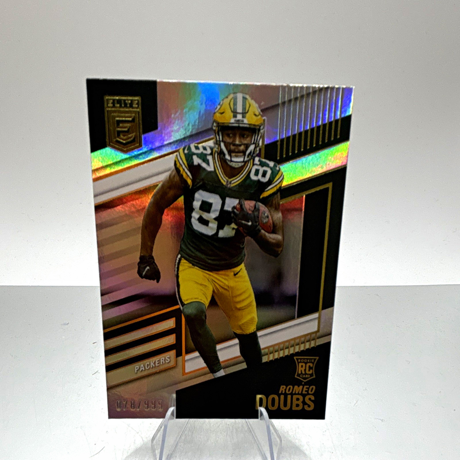 Panini 2022 Donruss Elite Rookies Romeo Doubs Packers RC #164 /999