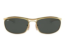Ray-Ban Olympian RB3119M 001 31 Gold Green Men's Sunglasses