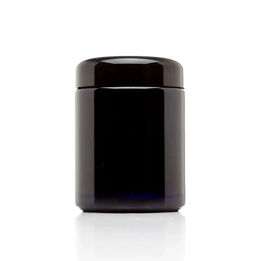 Infinity Jars 250 ml Black UV Glass Jar – Airtight, Lightproof, Refillable