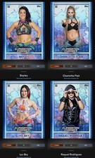 Topps WWE SLAM *DIGITAL* Elimination Chamber Iconics Bayley Charlotte Iyo Raquel