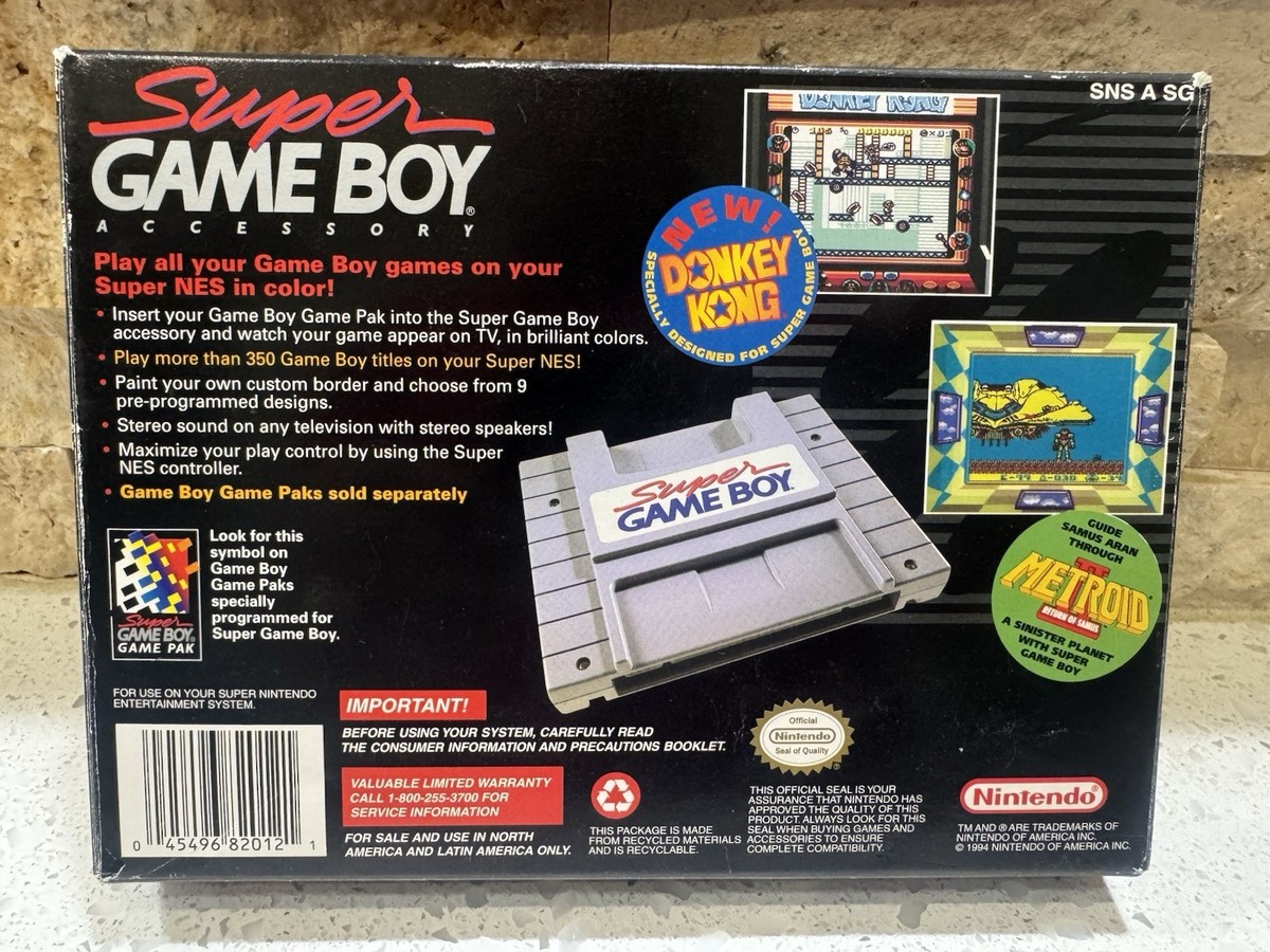 Super GameBoy (Super Nintendo Entertainment System, 1994