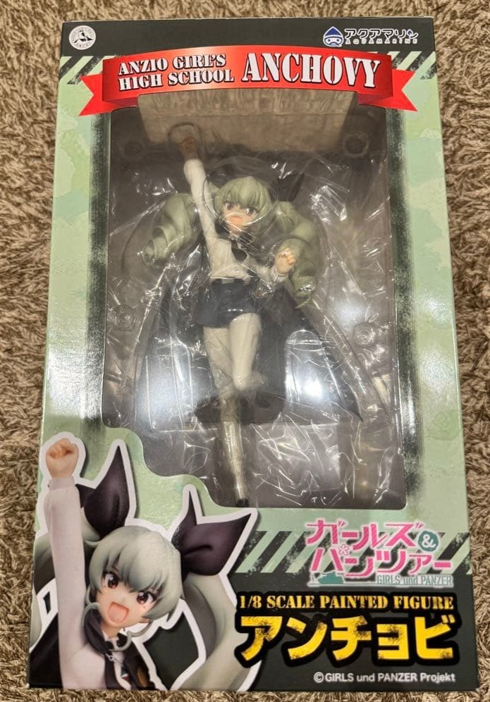 Aquamarine Girls und Panzer Anchovy 1/8 Scale Figure Japan New