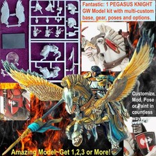 1 New KINGDOM of BRETONNIA PEGASUS KNIGHT Games Workshop~WARHAMMER The Old World