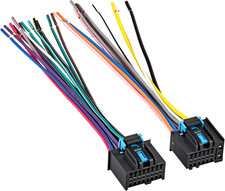 Factory Stock OE Radio Stereo Wire Harness Adapter Replace Compatible with GM GM