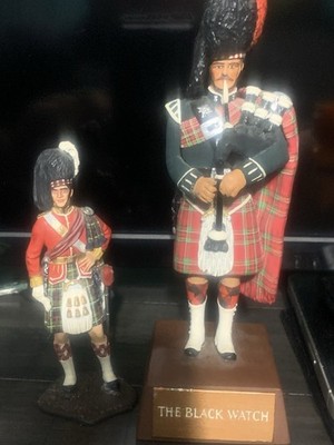 The Sentry Box Piper Black Watch & Seaforth Highlanders Officer 7in and 4 1/4 