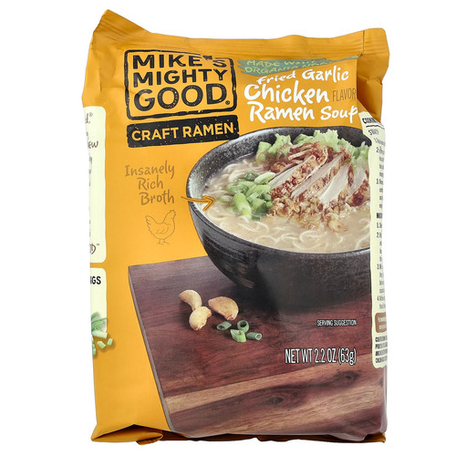 Craft Ramen, Fried Garlic Chicken Ramen Soup, 2.2 oz (63 g)