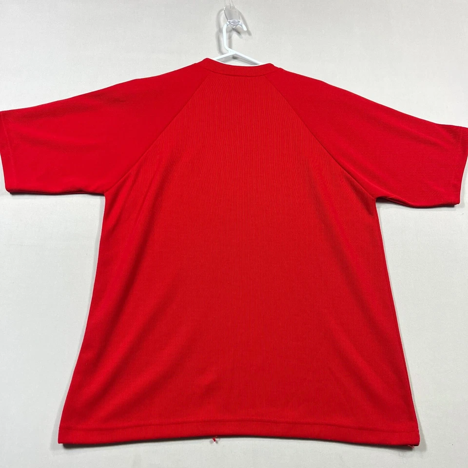 Vintage Oakley Software T Shirt Knit Y2K Rare Red V Neck Mens Large L - image 2 of 4
