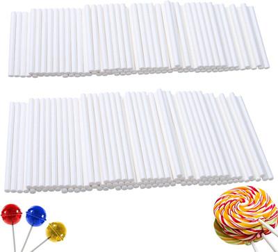 200 Stück Cake Pop Stiele,Cakepop Stiele,100 Stück 10Cm Und 100 Stück 15Cm Pops