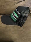 Black Clover Golf Baseball Cap Hat Green Live Lucky RN# 97071 Trucker Striped — photo 3