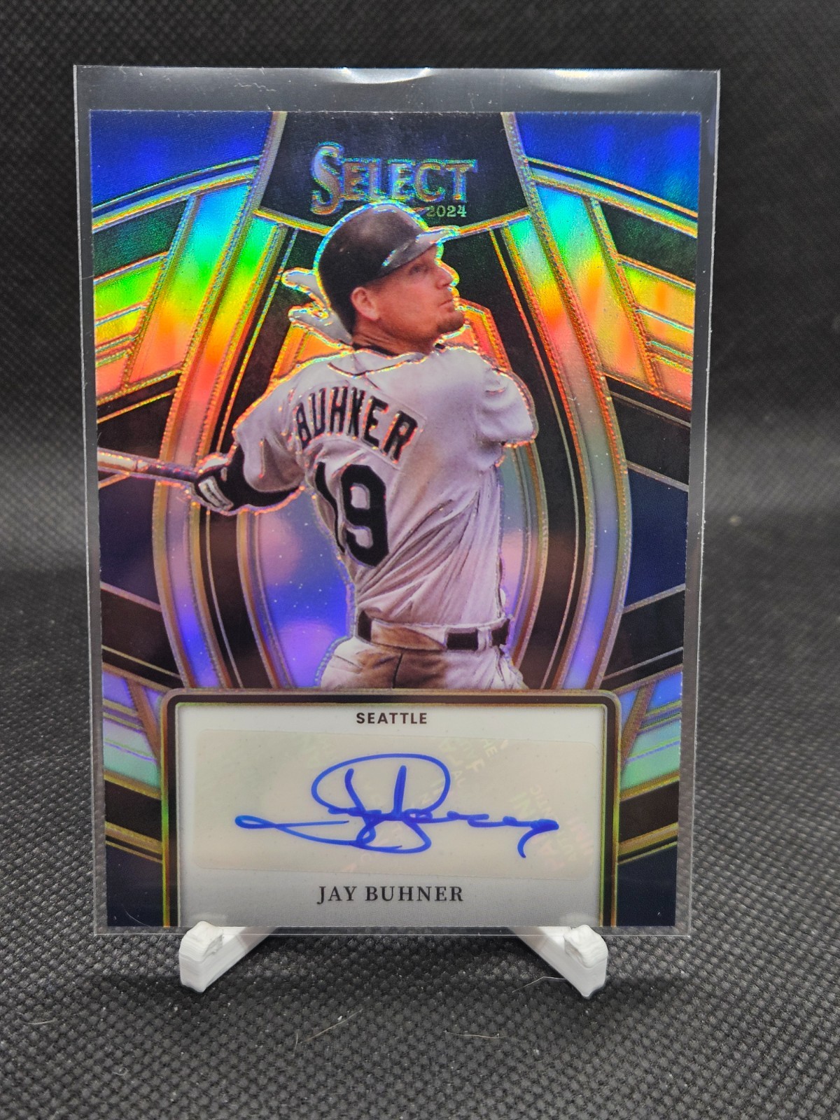 Panini 2024 Select Jay Buhner Seattle Mariners Prizm Autograph SS-JB