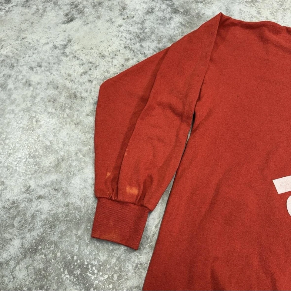 Sudadera De Colección Cracker Jack Para Hombre Grande Gráfico Pullover Cuello Redondo Años 80 Promoción Foto 4 de 4