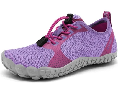 Kyopp Barfußschuhe Kinder Atmungsaktive rutschfeste Wanderschuhe Leichte Weiche