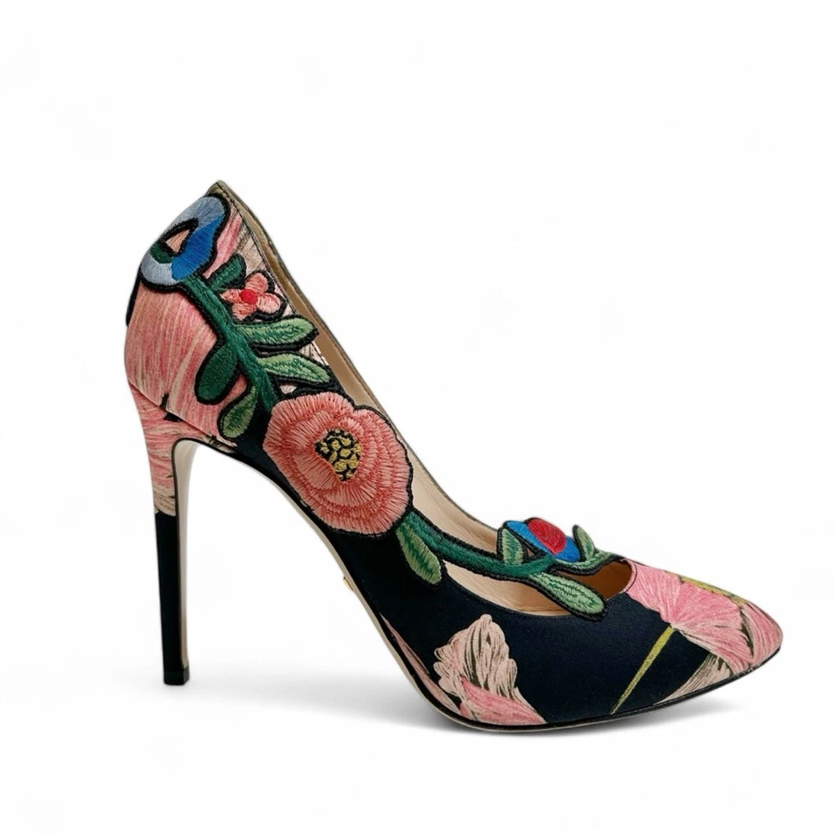 Gucci Leather Upper Floral Heels for Women for sale | eBay