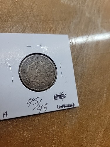 1866 2 cent piece - Picture 4 of 4