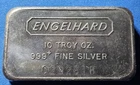 A Engelhard .999+ Fine 10oz Silver Bar-Wide Struck "C" Prefix 292818