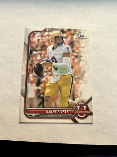 2021-22 Bowman University - #65 Kenny Pickett (RC) 1st Bowman