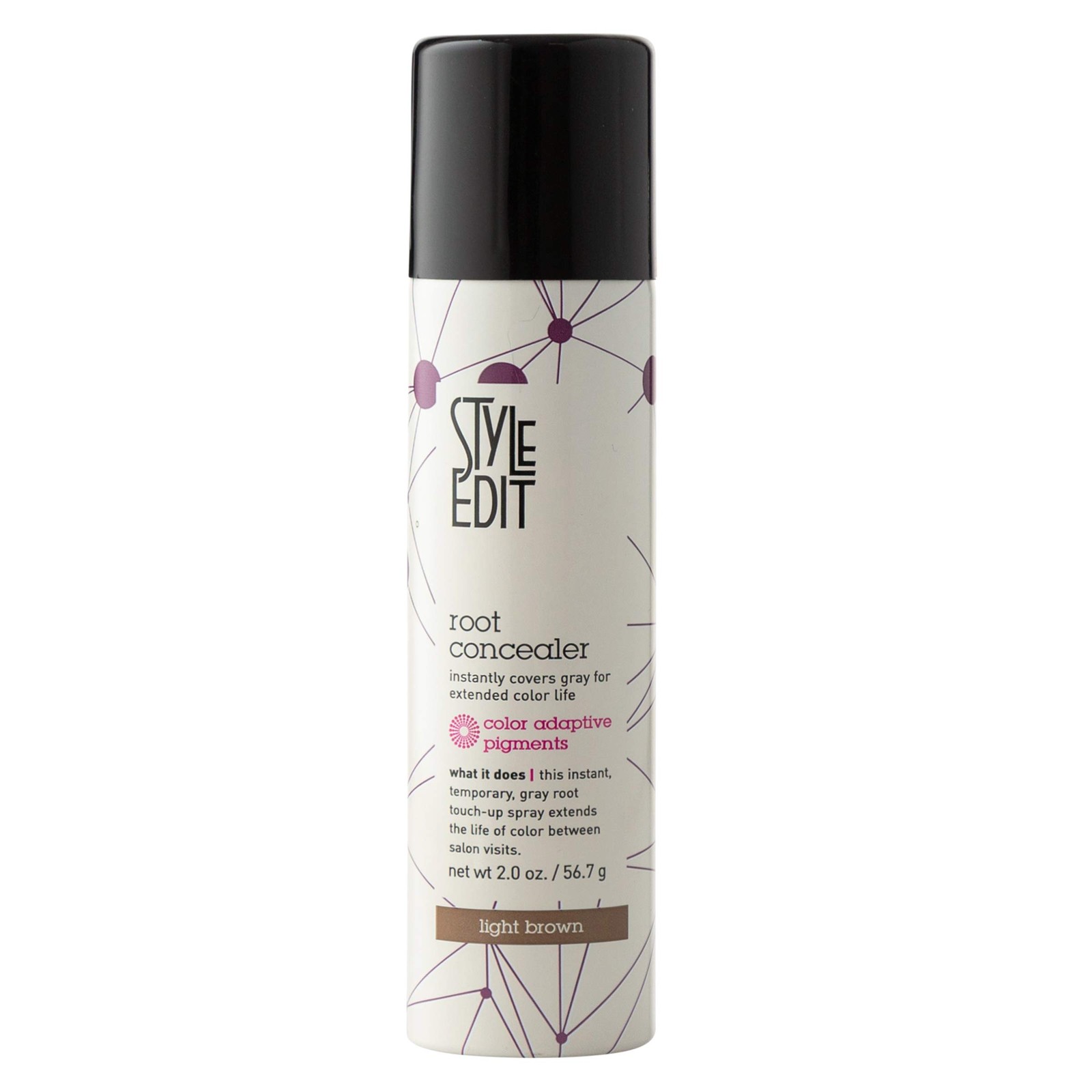 Touch Up Spray 2 Ounce Light Brown Style Edit Root Temporary