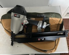 PORTER-CABLE 21-Degree 3-1/2 inch Full Round Framing Nailer W/Case and Nails