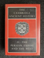 Cambridge Ancient History Volume IV: Persian ...