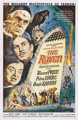 The Raven 1963 Horror Vincent Price Movie Poster Classic reprint 11x17