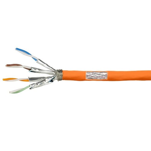LogiLink Cat.7 Verlegekabel S/FTP AWG23 1000 MHz 25 m orange Installationskabel