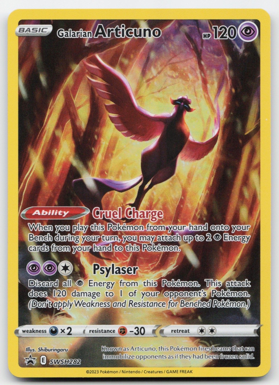 Galarian Articuno SWSH282 (NM) - Sword & Shield Black Star Promo - Pokemon TCG