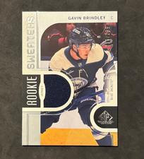 2024-25 SP Game Used Hockey GAVIN BRINDLEY Rookie Sweaters #RS-GB /299 CBJ