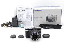 Olympus PEN E-PL1 Mirrorless Camera Kit 14-42mm Lens Black 1960 Shots Good Cond