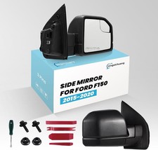  3 Pins Right Passenger Side Door Mirror For 2015-2020 Ford F150 With Power Gla