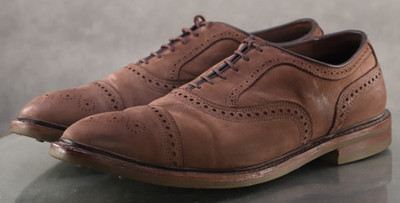 Allen Edmonds Strandmok $425 Men's Medallion Cap Toe Oxford Shoes Size 11.5 (3E)