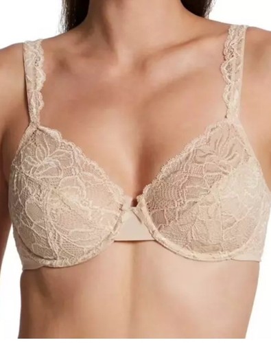 Bali Women's Lace Desire 2-Ply Underwire Comfort Bra DF6543 Champagne Nude 34B
