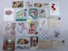 Vtg Lot 165 Greeting Cards used 40s-60s All Occasion -Just added lot of fronts