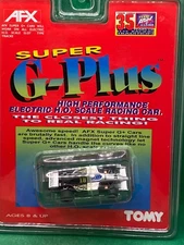 TOMY AFX RACEMASTERS SUPER G PLUS, SCALE MASTERS INDY CAR, NEW CARDED UNUSED