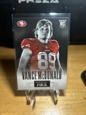 2013 Panini Prizm Football Vance McDonald HRX Rookie Card #24 49ers RC