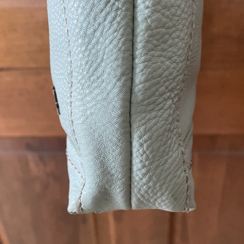 Bolso Hobo de Cuero Guijarro The Sak Cartera de Hombro Lt Azul Aqua con Dije Llavero - Imagen 19 de 22
