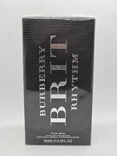Burberry Brit Rhythm Men Eau De Toilette New & Sealed 3.0 oz 90 ml NIB