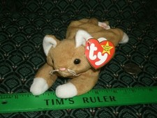 Ty Beanie  NIP  GOLD CAT  8"  MWMT 1993 PVC  4th Generation  RETIRED