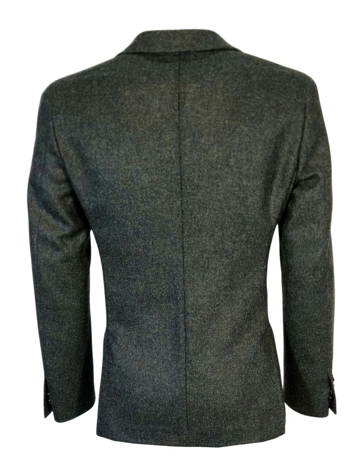 Veste Homme CAESAR En Laine Vierge - Coupe 3 En 1, Couleur Verte (Drop 6R) | Neuf Avec étiquettes