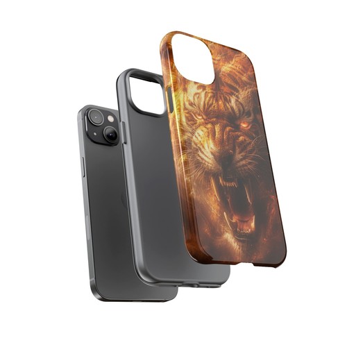 Bengal Tiger Ember Fire Phone Case for iPhone, Samsung Galaxy, Pixel - 第 44/163 張圖片