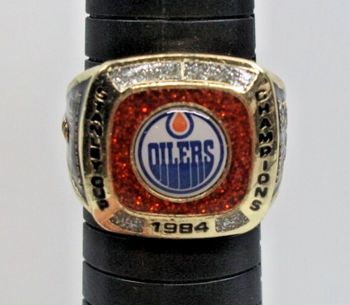 Edmonton Oilers Replica Ring NHL Molson Canadian Beer Promo 11 1/4