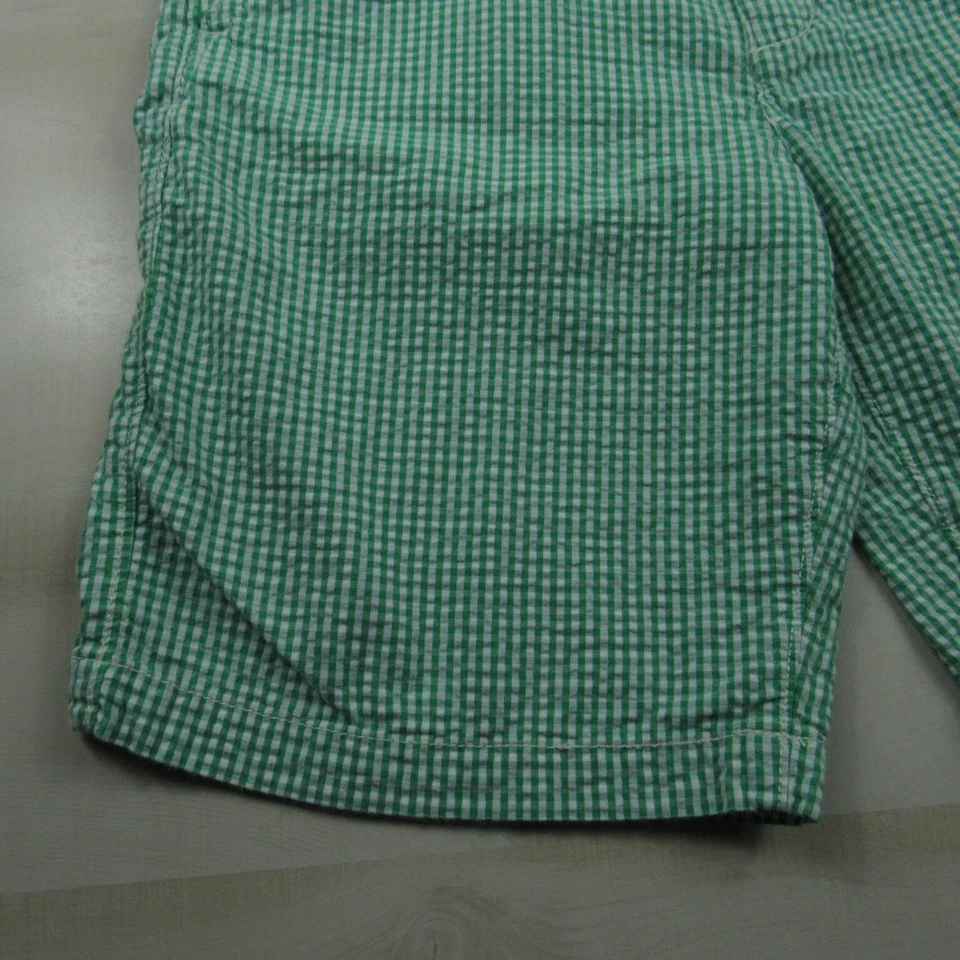 Шорты мужские American Eagle 30 зеленые хлопчатобумажные чеки Seersucker Chino классические - Изображение 4 из 4