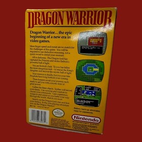 🔥Complete Nintendo Dragon Warrior Nintendo NES Game Box With Manual 1989🔥