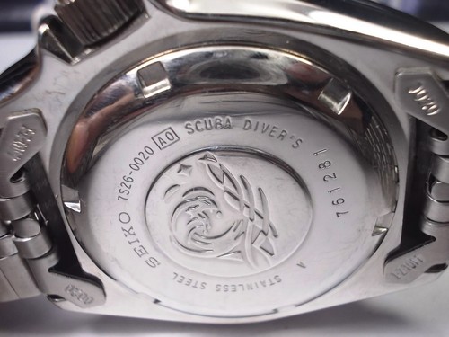 SEIKO SCUBA DIVERS SKX009 DAY/DATE AUTO MENS WATCH 7S26-0020, PEPSI (SN 761281) - Picture 9 of 12