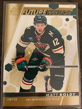 2022-23 MATT BOLDY Future Watch Limited Gold /99 #101 Fresh Open Pack !!!